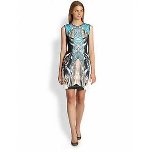 Clover Canyon ‘all that jazz’ Neoprene Dress, Sz XS